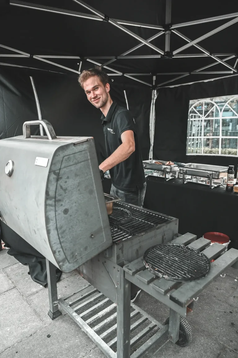 BBQ op locatie met kok